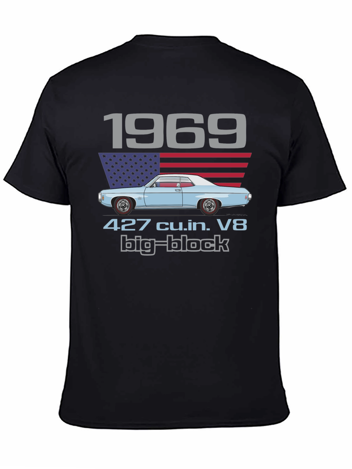 1969 427 Big Block V8 T-Shirt Classic Car Tee