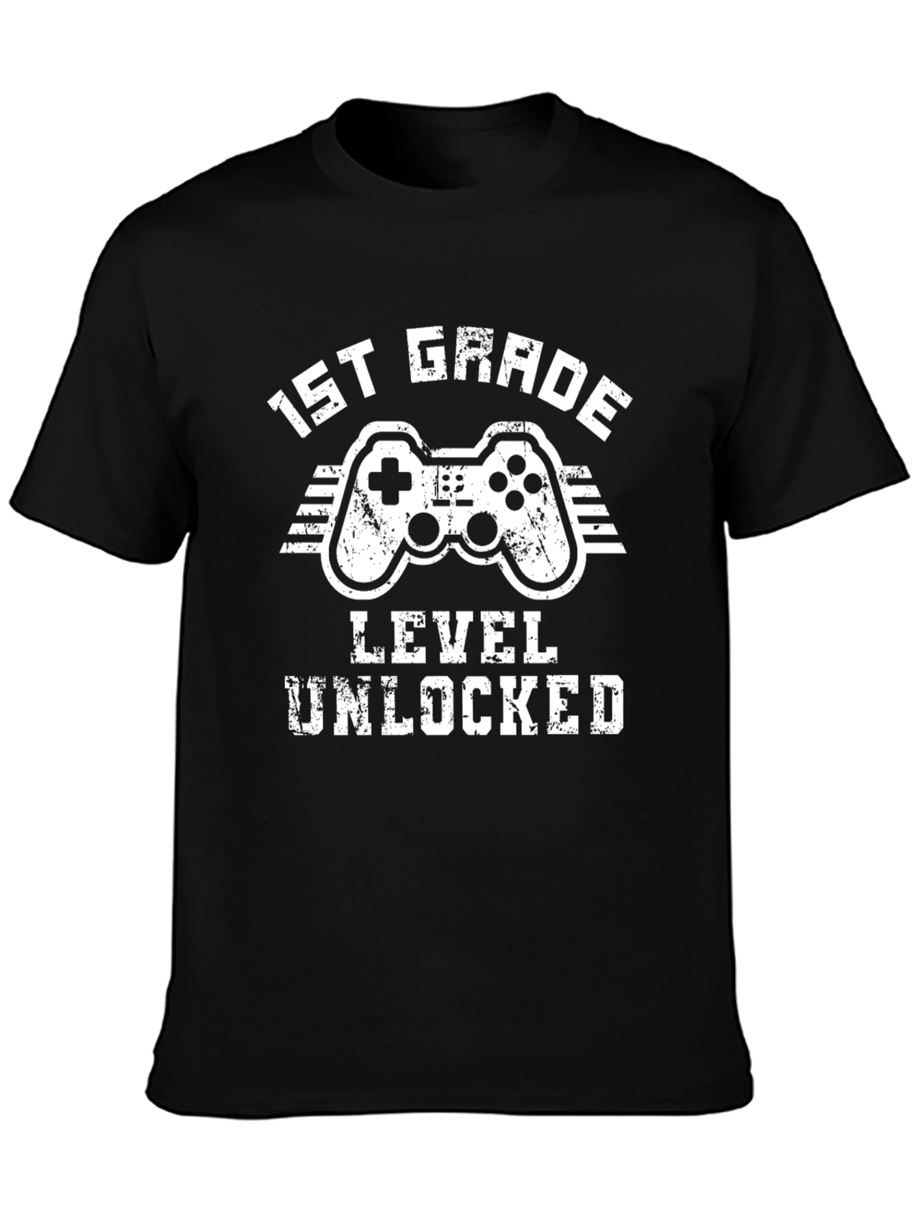 1st Grade Level Unlocked Gaming T-Shirt