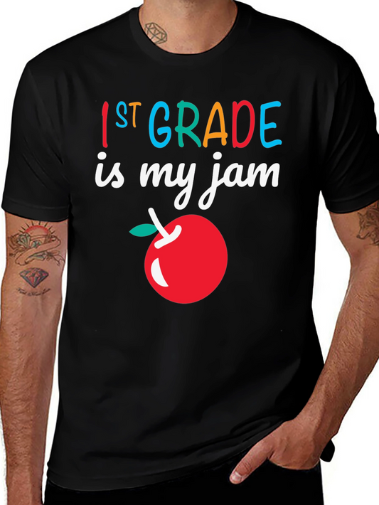 1st Grade is My Jam T-Shirt - Back to School Teacher Tee